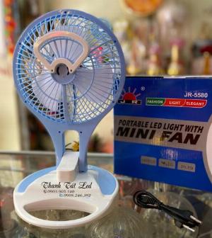 Quạt Đèn Tích Điện 2in1 JR5580