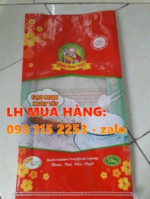 Túi gạo 5kg,10kg,bao gạo, bao lúa giống
