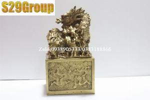 Ấn rồng cửu long bằng đồng,ấn phong thủy