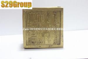 Ấn rồng cửu long bằng đồng,ấn phong thủy