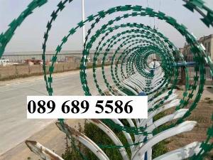 Dây kẽm lam bảo vệ, Dây thép gai mạ kẽm, Dây kẽm lam bọc nhựa