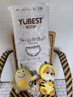 Bỉm YUBEST Angel ( XXL QUẦN ) nội địa Trung dán / quần đủ size S90 M84, L78, XL72, XXL66