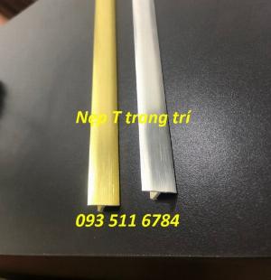 Nẹp T trang trí - Nẹp nhôm V ốp góc - Nẹp V inox màu