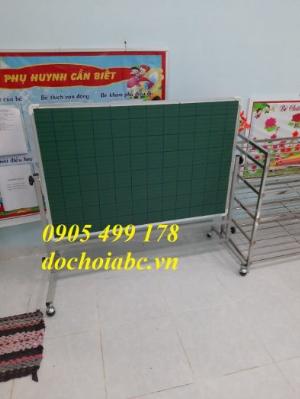 Bảng quay 2 mặt đa năng cho trường mầm non