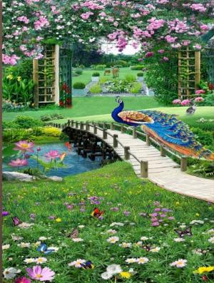 Gạch dán tường 3d mẫu tranh phòng khách sang trọng - KFF4