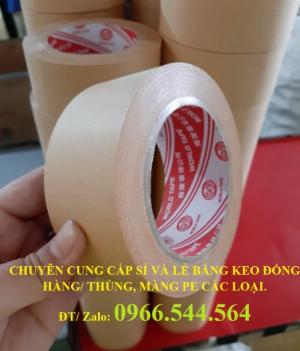 Băng keo giấy nâu da bò