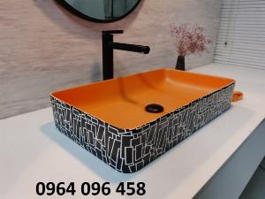Chậu lavabo dương bàn đá cao cấp - DK66