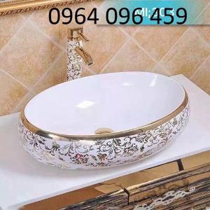 Chậu lavabo dương bàn đá cao cấp - DK66