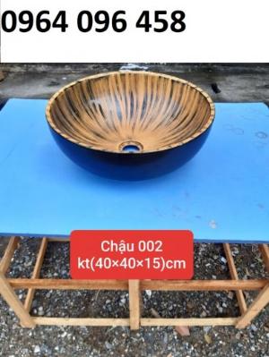 Chậu lavabo dương bàn đá cao cấp - DK66