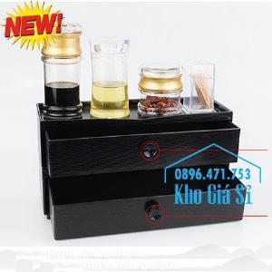 Cung cấp hộp đựng đũa muỗng nĩa bằng gỗ có ngăn kéo cho nhà hàng quán ăn