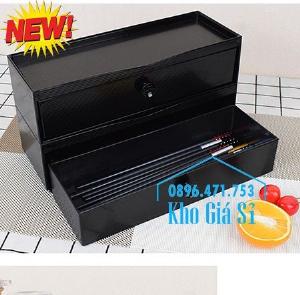 Cung cấp hộp đựng đũa muỗng nĩa bằng gỗ có ngăn kéo cho nhà hàng quán ăn