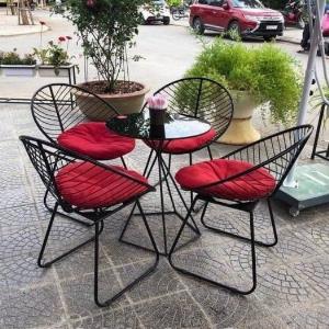 Bàn ghế sắt sơn tỉnh điện đẹp giá tại xưởng sản xuất..
