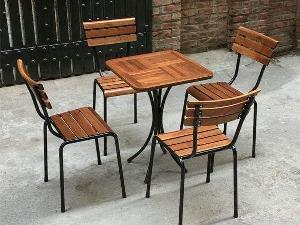 Bàn ghế pha si banh xếp giá sỉ tại xưởng