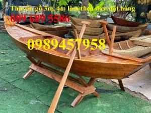 Bán Thuyền gỗ 2m trang trí, Thuyền 3m, Thuyền gỗ có sẵn
