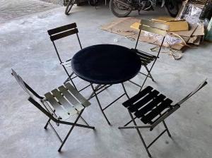 Ghế xếp sắt sơn tỉnh điện mini nhiều màu