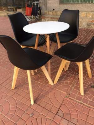 Ghế cao cấp cafe nhựa chân gỗ bọc nệm giá rẻ nhất