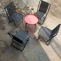 Bàn ghế xếp inox, sắt lưng tựa cao và thấp giá sỉ.