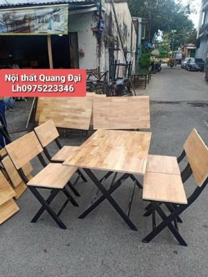 Bàn ghế gỗ quán nhậu giá rẻ