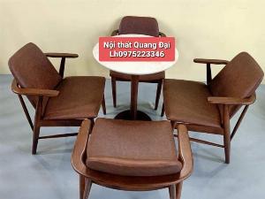 Những mẫu bàn ghế gỗ Cafe đẹp và bền tốt