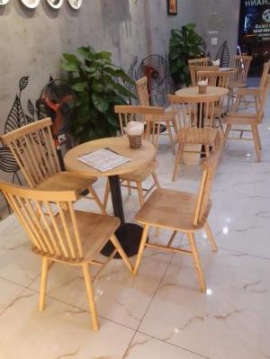 Bàn ghế gỗ sơn màu giá rẻ