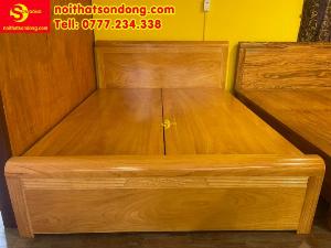 Giường ngủ hoa văn 1.6m giá rẻ