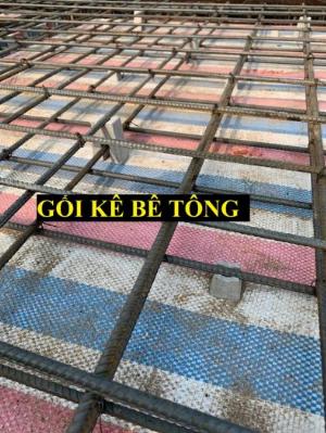 Bẻ thép kê chân chó hay dùng viên kê bê tông - cục kê thép - cục kê beton