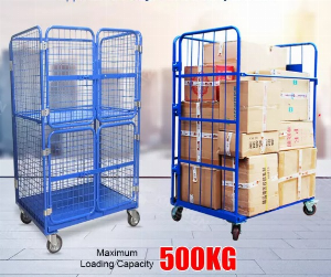 Xe đẩy lồng thép cửa lưới,Xe đẩy lồng, xe đẩy lưới, xe đẩy thép, xe đẩy hàng,Xe đẩy lồng thép, xe đẩy hàng 2 tầng,