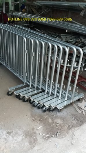 Hàng rào di động mạ kẽm, sơn tĩnh điện, Inox