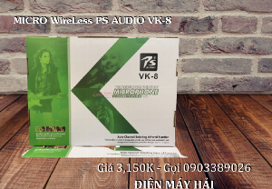 Micro không dây cao cấp PS Audio VK-8 mẫu mới đẹp, hát rất hay