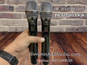 Micro không dây cao cấp PS Audio VK-8 mẫu mới đẹp, hát rất hay