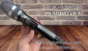 Micro không dây cao cấp PS Audio VK-8 mẫu mới đẹp, hát rất hay