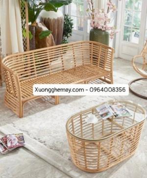 Băng ghế sofa mây, Ghế sofa mây dài, băng dài sofa mây