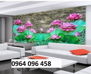 Gạch 3d ốp tường hoa sen - NC44
