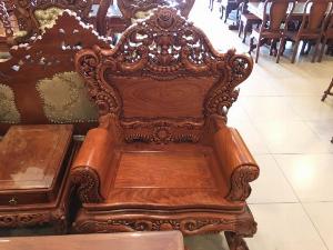 Bộ bàn ghế hoàng gia hoa hồng cổ điển chân 14