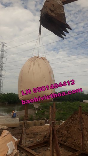 Bao tấn bờ bao, đấp cát công trình