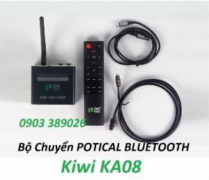 Bộ chuyển Optical Kiwi KA08 hỗ trợ Bluetooth xa đến 10m, USB phát nhạc MP3