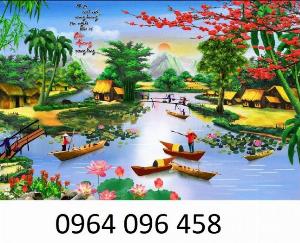 Tranh phong thủy tuổi tuất - tranh gạch 3d tuổi tuất - XSN6