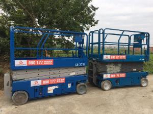 Bán và cho thuê xe nâng người cắt kéo thi công trên cao