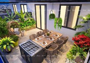 Thiết kế tiểu cảnh sân vườn