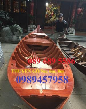 Thuyền gỗ trang trí, Thuyền gỗ chèo tay 3-4 người