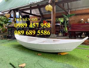 Thuyền gỗ trang trí, Thuyền gỗ chèo tay 3-4 người, Thuyền gỗ 3m, 4m có sẵn