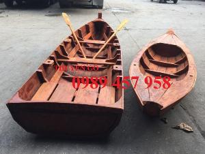 Thuyền gỗ trang trí, Thuyền gỗ chèo tay 3-4 người