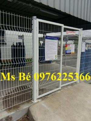 Hàng rào lưới thép mạ kẽm sơn tĩnh điện phi 3, phi 4, phi 5, phi 6