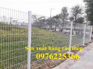 Hàng rào mạ kẽm sơn tĩnh điện D4, D5, D6, sản xuất theo yêu cầu