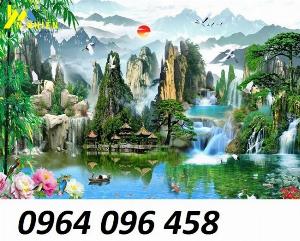 Gạch tranh 3d - tranh gạch 3d phong cảnh - VB43