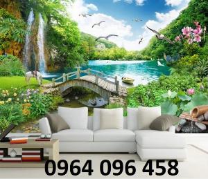 Gạch tranh 3d - tranh gạch 3d phong cảnh - VB43