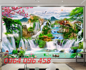 Gạch tranh 3d - tranh gạch 3d phong cảnh - VB43