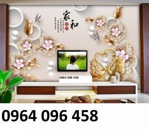 Gạch tranh 3d ốp tường sang trọng - KBN66