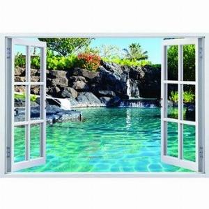 Tranh cửa sổ - tranh gạch 3d cửa sổ - 87FVC
