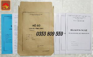 Nơi bán hồ sơ công chức mẫu B01, B05